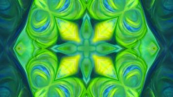 Wonderful Kaleidoscope Backgrounds Created From Colorful Ink Paint Spread photo