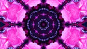 Wonderful Kaleidoscope Backgrounds Created From Colorful Ink Paint Spread photo