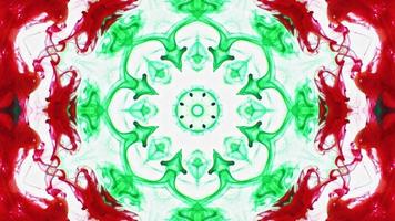 Wonderful Kaleidoscope Backgrounds Created From Colorful Ink Paint Spread photo