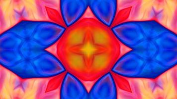 Wonderful Kaleidoscope Backgrounds Created From Colorful Ink Paint Spread photo