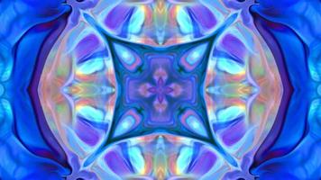 Wonderful Kaleidoscope Backgrounds Created From Colorful Ink Paint Spread photo