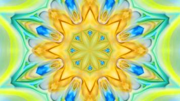 Wonderful Kaleidoscope Backgrounds Created From Colorful Ink Paint Spread photo