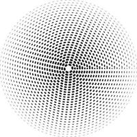 Halftone background design vector