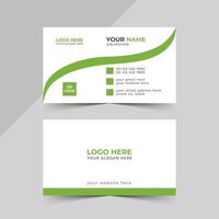 stander and simple business card design vector