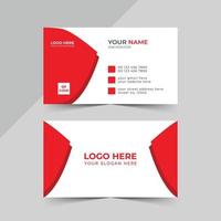 stander and simple business card design vector