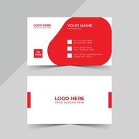 stander and simple business card design vector