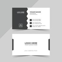 stander and simple business card design vector