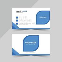 stander and simple business card design vector