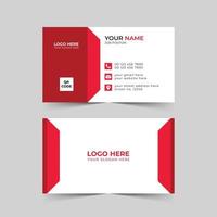 stander and simple business card design vector