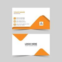 stander and simple business card design vector