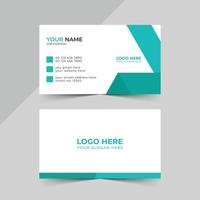 stander and simple business card design vector