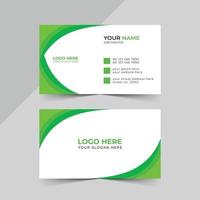 stander and simple business card design vector