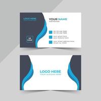 stander and simple business card design vector