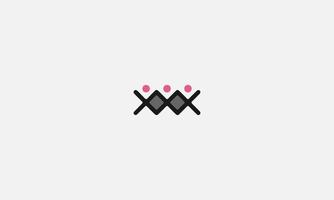 letter x man logo Design Vector