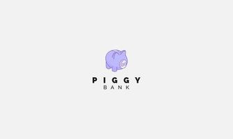 piggy bank icon Logo Design vector