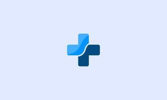 Plus sign logo template. Medical healthcare hospital Icon vector