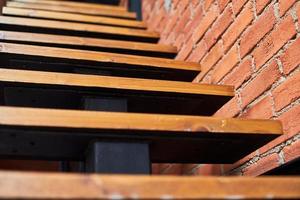 Stairs in loft apartment photo