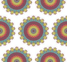 Mandala Seamless Pattern vector