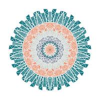 Mandala Line Template vector