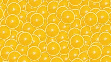 Sliced orange pattern. Bright flat lay backdrop photo