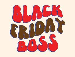 Black friday t-shirt design vector