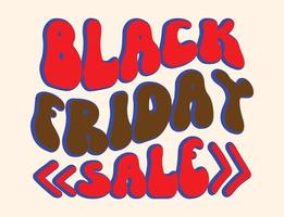 Black friday t-shirt design vector