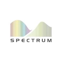 Spectrum wave logo vector isolated on white background