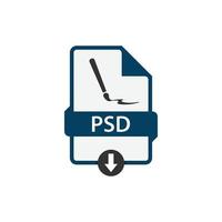 PSD download file format vector