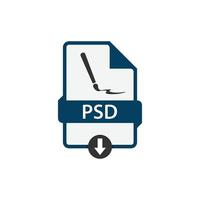 PSD download file format vector