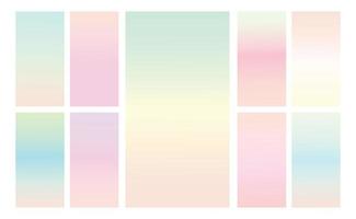 Modern Screen vector multicolor pastel gradient Background. Vibrant smooth soft color gradient for Mobile Apps, background Design. Bright Soft Color Gradient for mobile apps.
