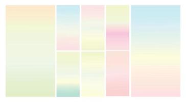 Modern Screen vector multicolor pastel gradient Background. Vibrant smooth soft color gradient for Mobile Apps, background Design. Bright Soft Color Gradient for mobile apps.