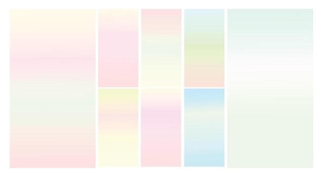 Modern Screen vector multicolor pastel gradient Background. Vibrant smooth soft color gradient for Mobile Apps, background Design. Bright Soft Color Gradient for mobile apps.