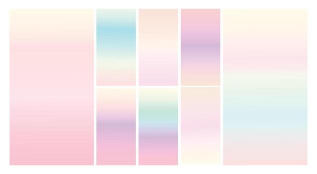 Modern Screen vector multicolor pastel gradient Background. Vibrant smooth soft color gradient for Mobile Apps, background Design. Bright Soft Color Gradient for mobile apps.