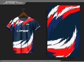 Jersey sports t-shirt. Soccer jersey mockup for soccer club. Suitable for jersey, background, poster, etc. vector