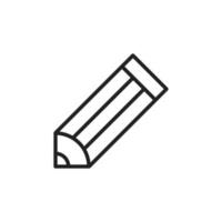 Pencil Icon Line Pictogram Logo Symbol vector