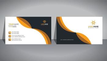 Modern And Professional Business Card Design, Corporate And Creative Business Card Design, Simple And Abstract Business Card, Business Card Design Template vector