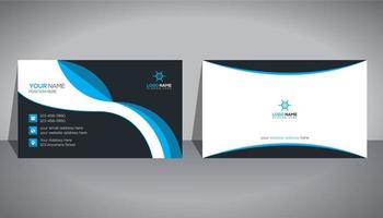 Modern And Professional Business Card Design, Corporate And Creative Business Card Design, Simple And Abstract Business Card, Business Card Design Template vector