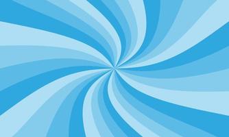 Abstract explosion background for presentation in gradient blue color. Light glare effect background. Blue sunburst pattern background. Vector illustration of a rotating radial ray.