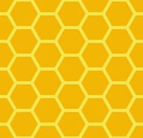Honeycomb background. Beehive seamless pattern. Vector illustration of flat geometric texture symbol. Hexagon, hexagonal raster, sign or mosaic cell icon. Honey bee hive, golden orange yellow.