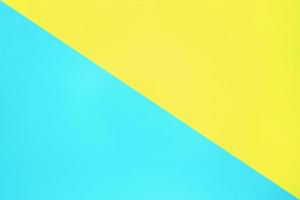 blue and yellow pastel color paper texture top view minimal flat lay background photo