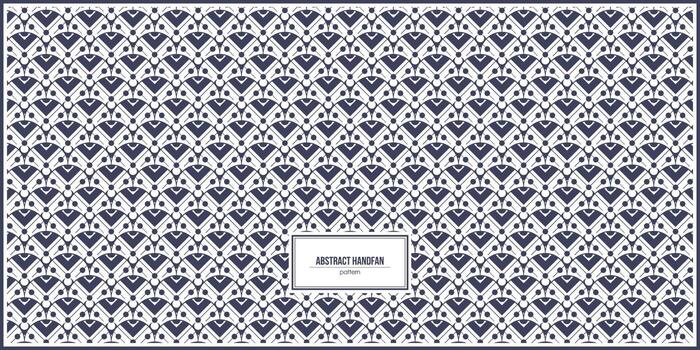 patrón de diseño de forma de abanico abstracto para fondo de tarjeta de visita vector