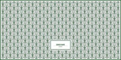 Unique curved pattern with a small circle in the middle vector