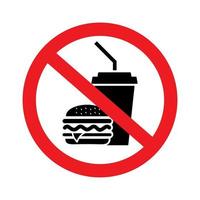 no food Sign icon vector