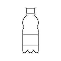 outline bottle icon vector