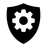 Unique design icon of security setting vector