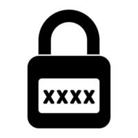 A premium download icon of padlock vector