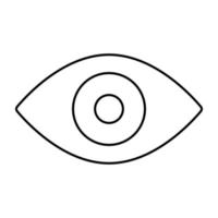 un icono de diseño de ojo vector