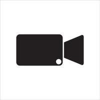 imagen vectorial de una cámara de grabación de vídeo, este vector se puede utilizar para hacer logotipos, iconos y más