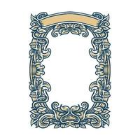 Ornate frame, Retro ornamental frame, vintage ornaments and ornate border. vector
