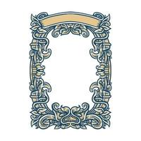 Ornate frame, Retro ornamental frame, vintage ornaments and ornate border. vector